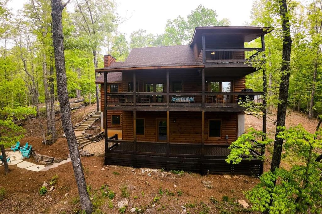 Luxe Family Cabin 8 Min To Downtown Blue Ridge Bagian luar foto