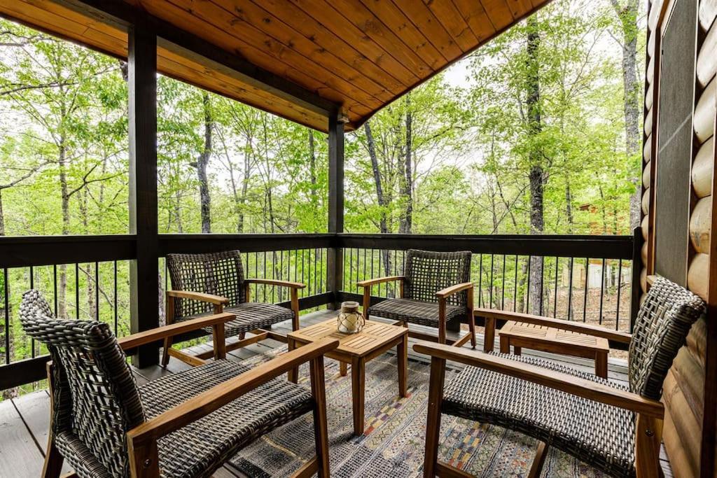 Luxe Family Cabin 8 Min To Downtown Blue Ridge Bagian luar foto
