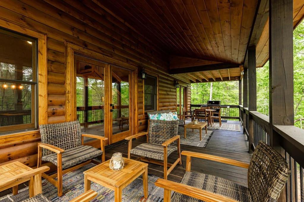 Luxe Family Cabin 8 Min To Downtown Blue Ridge Bagian luar foto