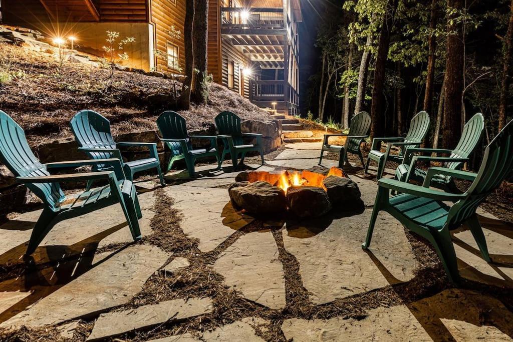 Luxe Family Cabin 8 Min To Downtown Blue Ridge Bagian luar foto