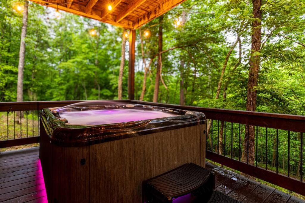 Luxe Family Cabin 8 Min To Downtown Blue Ridge Bagian luar foto