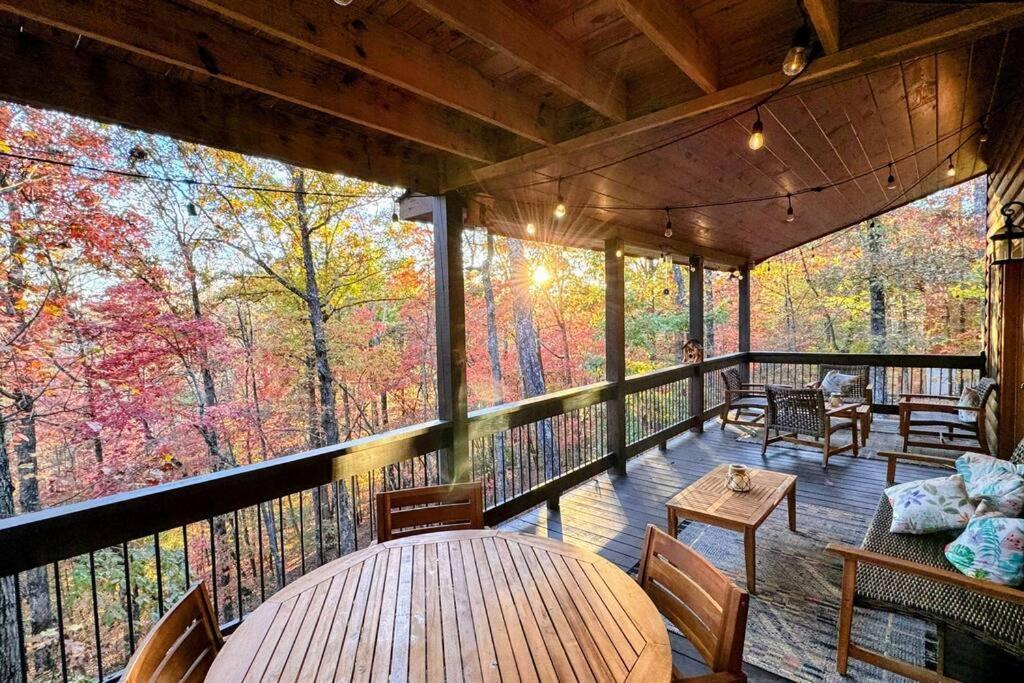 Luxe Family Cabin 8 Min To Downtown Blue Ridge Bagian luar foto
